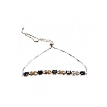 925 Sterling Silver Spinel Bracelet