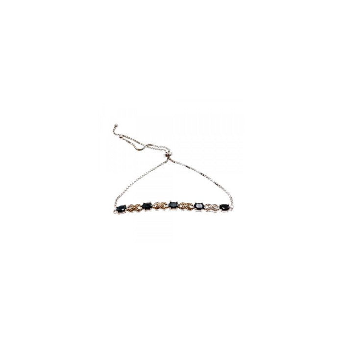 925 Sterling Silver Spinel Bracelet