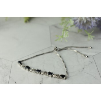 925 Sterling Silver Spinel Bracelet