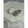 925 Sterling Silver Drop CZ Earrings Length 0.65 Inch