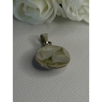 Vintage 925 Sterling Silver Carnelian Pendant Length 1.60 Inch