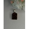 Vintage 925 Sterling Silver Amber Pendant Length 1.50 Inch