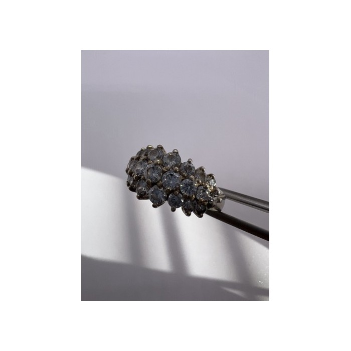 925 Sterling Silver CZ Ring Size 7