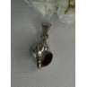 925 Sterling Silver Shell Pendant Length 1.80 Inch
