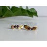 925 STERLING SILVER GOLD PLATED AGATE 