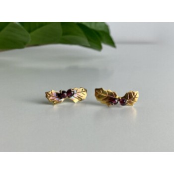 925 STERLING SILVER GOLD PLATED AGATE 