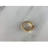 GOLD PLATED RING WITH MULTICOLOR CZ SIZE 6.5