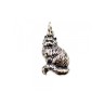 925 Sterling Silver Cat Pendant