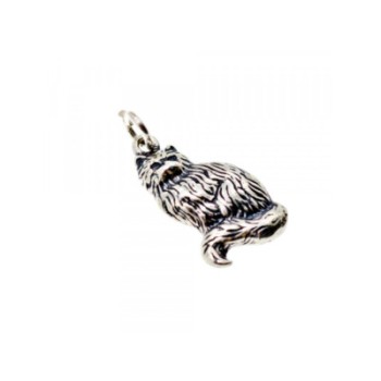 925 Sterling Silver Cat Pendant