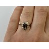 Vintage 925 Sterling Silver Garnet Pyrope Ring Size 6.5