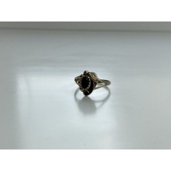 Vintage 925 Sterling Silver Garnet Pyrope Ring Size 6.5