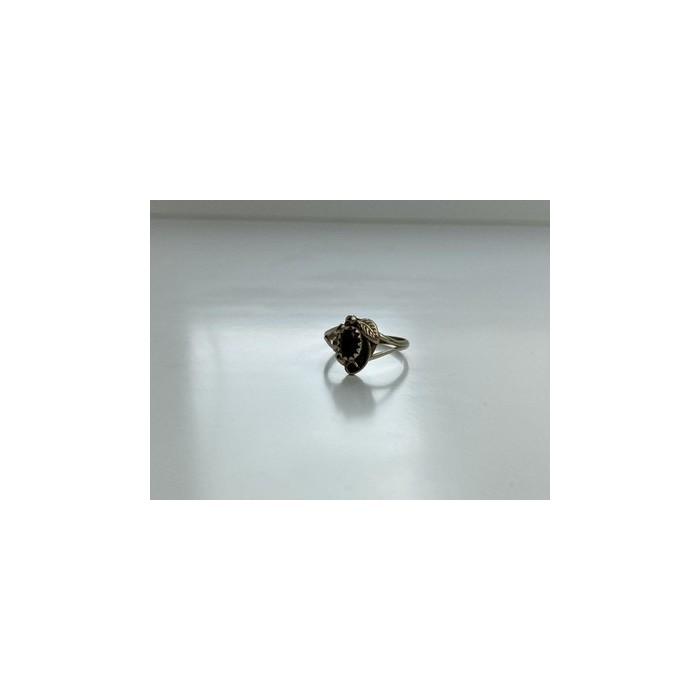 Vintage 925 Sterling Silver Garnet Pyrope Ring Size 6.5