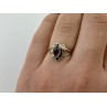 Vintage 925 Sterling Silver Garnet Pyrope Ring Size 6.5