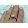 Gold Plated (18k) Ring With CZ Size 8