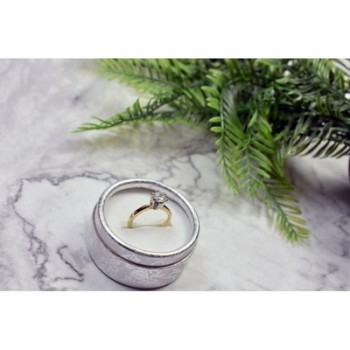 Gold Plated (18k) Ring With CZ Size 8