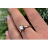 Gold Plated (18k) Ring With CZ Size 8