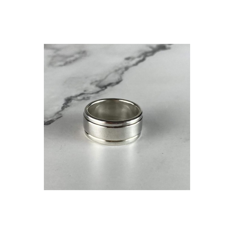 925 Sterling Silver Spinner Ring Size 6.5