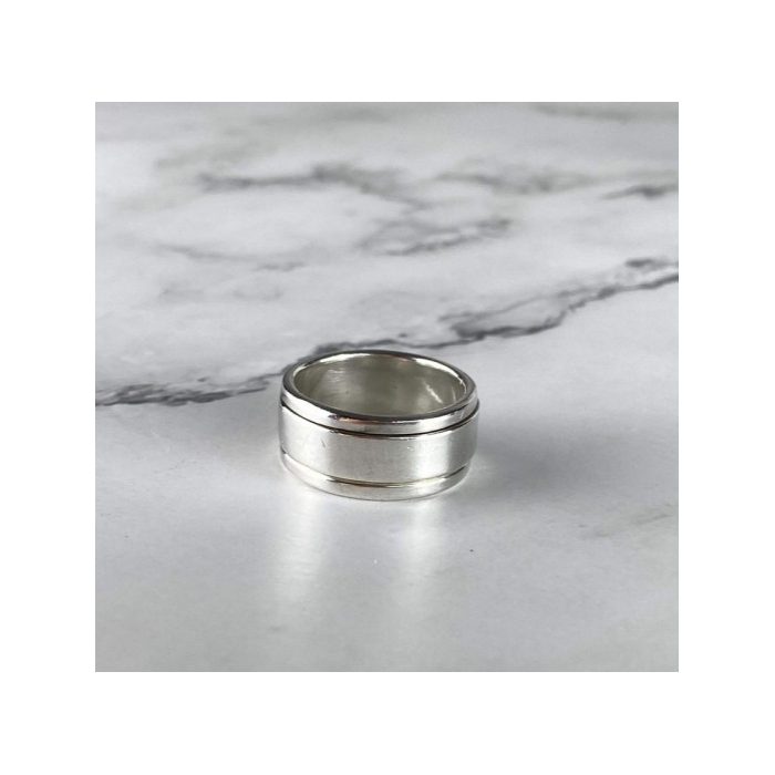 925 Sterling Silver Spinner Ring Size 6.5