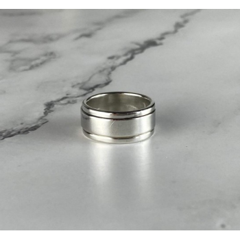 925 Sterling Silver Spinner Ring Size 6.5