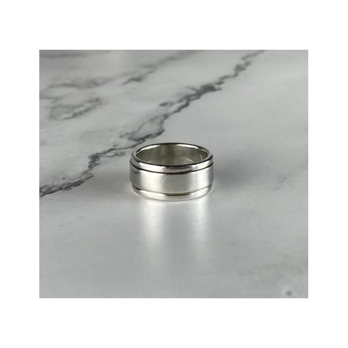 925 Sterling Silver Spinner Ring Size 6.5