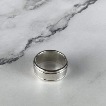 925 Sterling Silver Spinner Ring Size 6.5