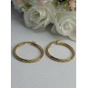 925 Sterling Silver Gold Plated Earrings Length 1.25 Inch