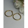 925 Sterling Silver Gold Plated Earrings Length 1.25 Inch