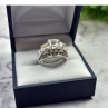 925 Sterling Silver Whyte Beryl (goshenite) Ring Size 5.5