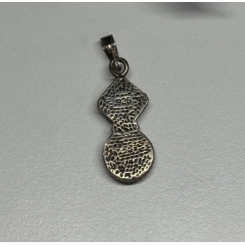 925 Sterling Silver Turquoise & Opal Pendant