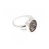 925 STERLING SILVER DRUZY PYRITE RING SIZE 10.5