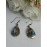 Navajo Turquoise Native American 925 Sterling Silver Earrings