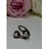 VINTAGE 925 STERLING SILVER PEARL RING  SIZE 5