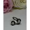 VINTAGE 925 STERLING SILVER PEARL RING  SIZE 5