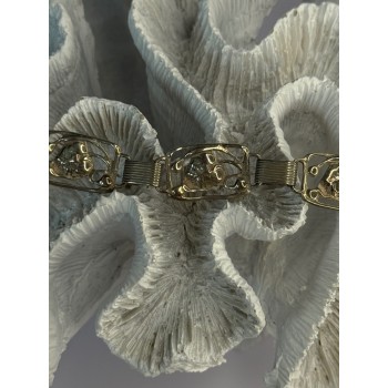 Vintage Dane Craft 925 Sterling Silver Bracelet Size 7.5