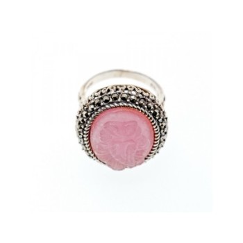 925 Sterling Silver Agate & Marcasites 