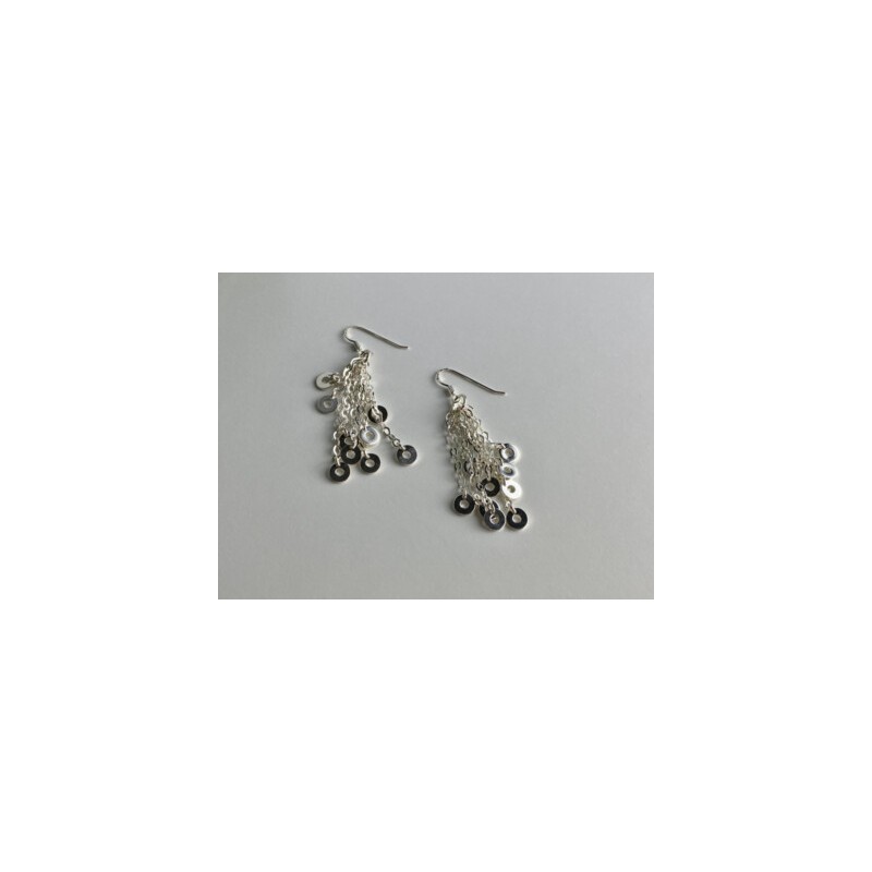 MILOR 925 STERLING SILVER EARRINGS ITALY