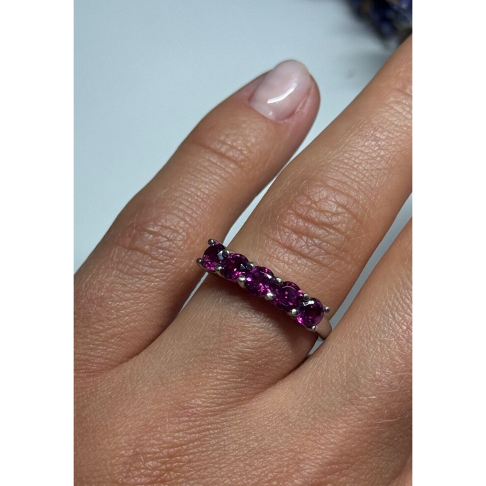 925 Sterling Silver Spinel Ring Size 7