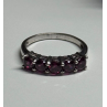 925 Sterling Silver Spinel Ring Size 7