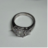 925 Sterling Silver CZ Ring Size 5.5