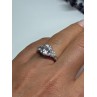 925 Sterling Silver CZ Ring Size 5.5