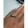 925 Sterling Silver CZ Ring Size 5.5