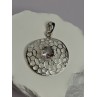 925 Sterling Silver Alexandrite Pendant Length 1.8 Inch