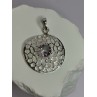 925 Sterling Silver Alexandrite Pendant Length 1.8 Inch