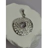 925 Sterling Silver Alexandrite Pendant Length 1.8 Inch