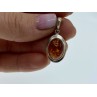 925 Sterling Silver Amber Pendant