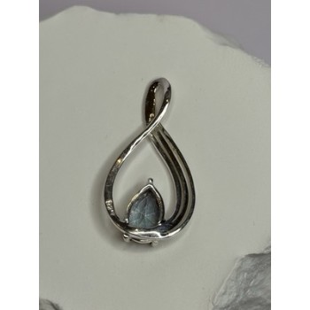 925 Sterling Silver Alexandrite Pear Pendant Length 1.5 Inch