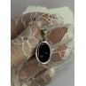 925 Sterling Silver Black Onyx Pendant Length 1.2 Inch