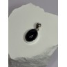 925 Sterling Silver Black Onyx Pendant Length 1.2 Inch