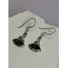 925 Sterling Silver Alexandrite Earrings Length 1.3 Inch