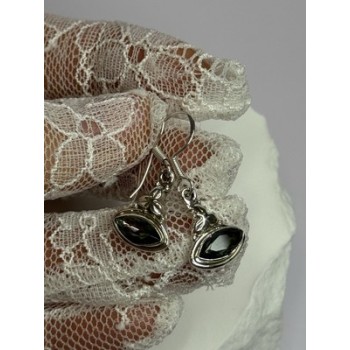 925 Sterling Silver Alexandrite Earrings Length 1.3 Inch